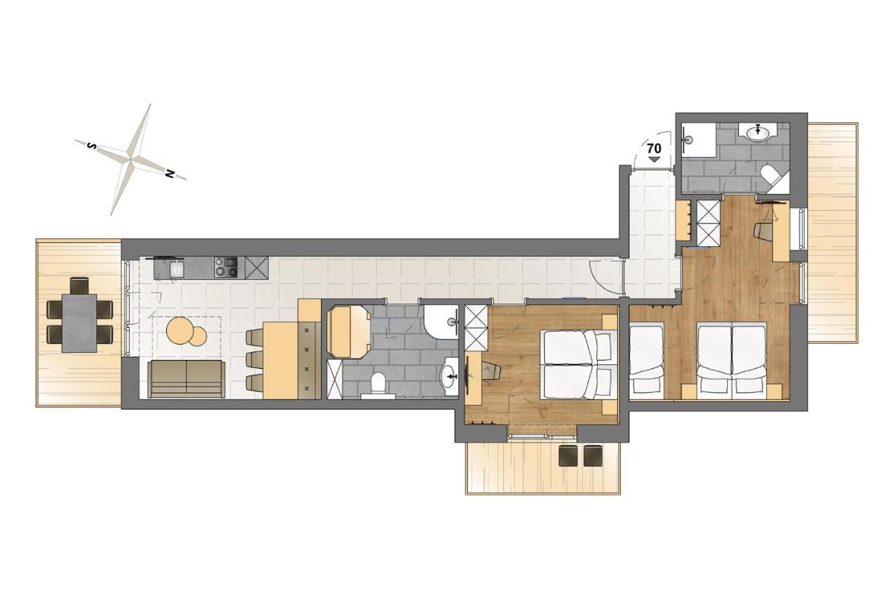 Apart-Hotel Alpinsonnenresidenz Fiss Exteriér fotografie